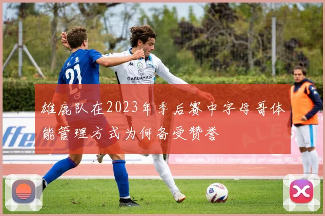 雄鹿队在2023年季后赛中字母哥体能管理方式为何备受赞誉